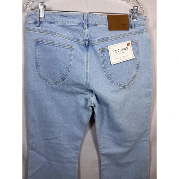 Tecovas NWT Women's Bootcut Jeans W31 Mid-Rise Light Wash Stretch Western Denim - Picture 7 of 14